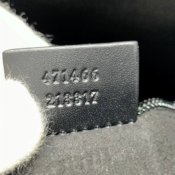 Gucci Shoulder Bag Black PVC 810-080725 - Picture 12 of 13